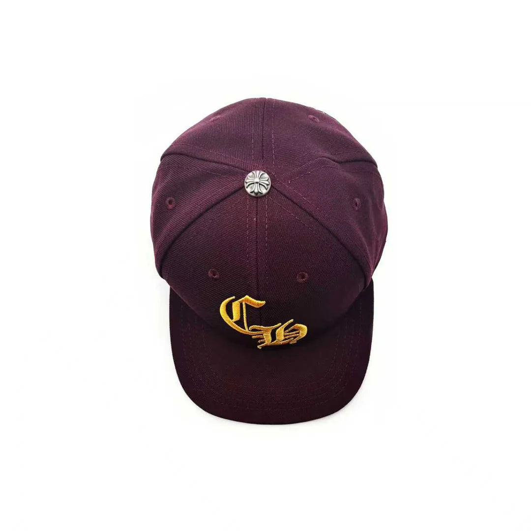 Embroidered CH Logo Baseball Hat Maroon